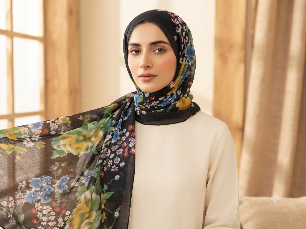 Printed Lawn Hijabs