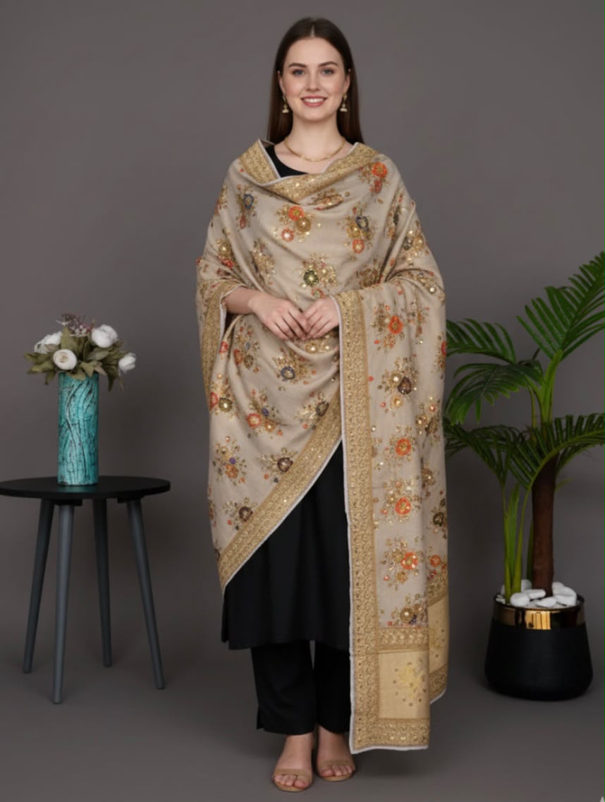Banarsi Mukesh Shawl 02