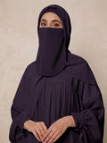 Half Niqab - Purple
