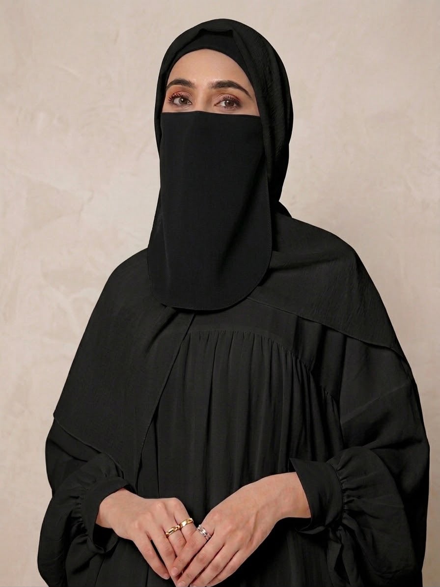 Pack of 6 Half Niqabs