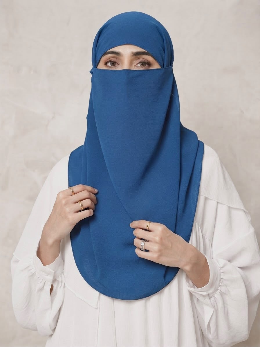 Pack of 6 Half Niqabs