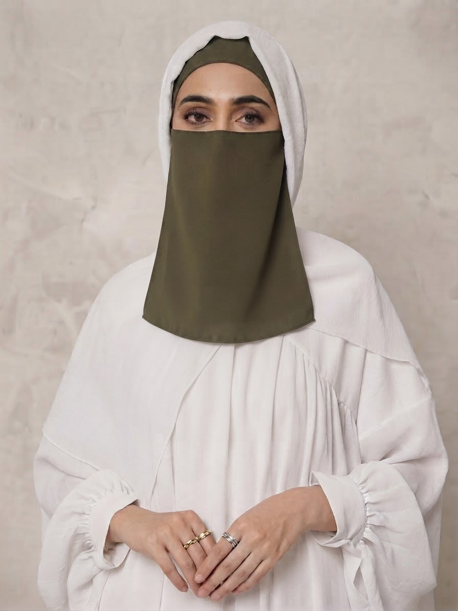 Pack of 6 Half Niqabs