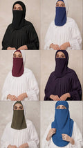 Pack of 6 Half Niqabs
